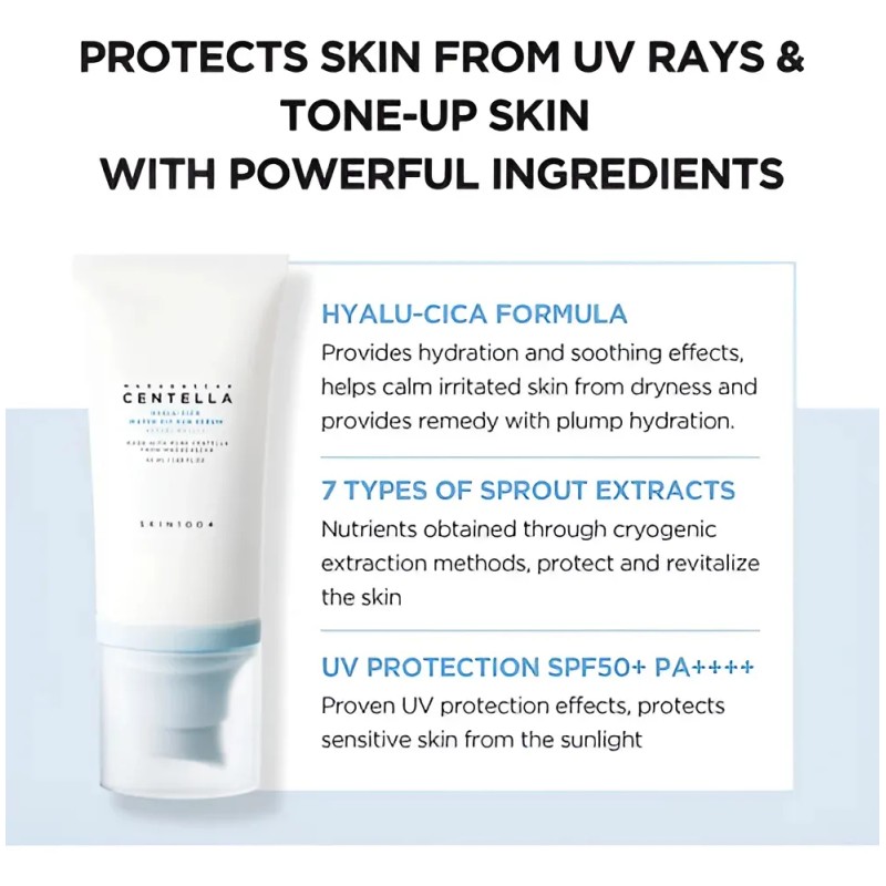 Skin1004 Madagascar Centella Hyalu-cica Water-fit Sun Serum