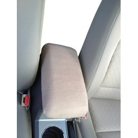 Auto Console Covers- Compatible with The Acura TSX 2011-2014 Center Console Armrest Cover Fleece- Taupe