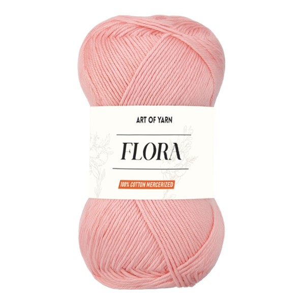 Art of Yarn 100% Cotton Mercerized Yarn Fine, Soft, Fino