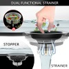 Black Sink Drain 3-1/2 Inch Matte Black Kitchen Sink Drain