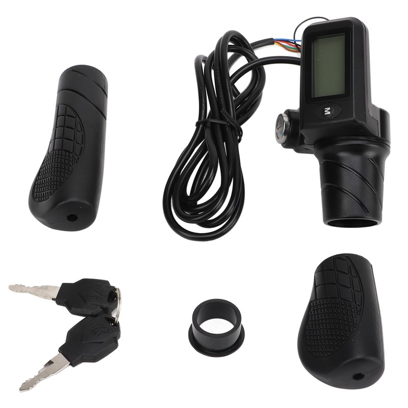805 LCD Display Panel Throttle Grip Set Electric Bike Scooter