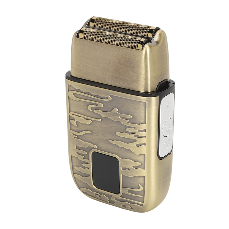 Electric Hair Clipper Retro Portable Efficient Dual Head Cordless Beard