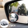 Unbranded 2Pc 360 Degree Adjustable Blind Spot Mirror Car Auxiliary