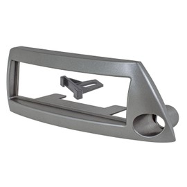 tomzz Audio 2415-010 radio fascia compatible with Ford KA RBT 1996-2008, metallic silver