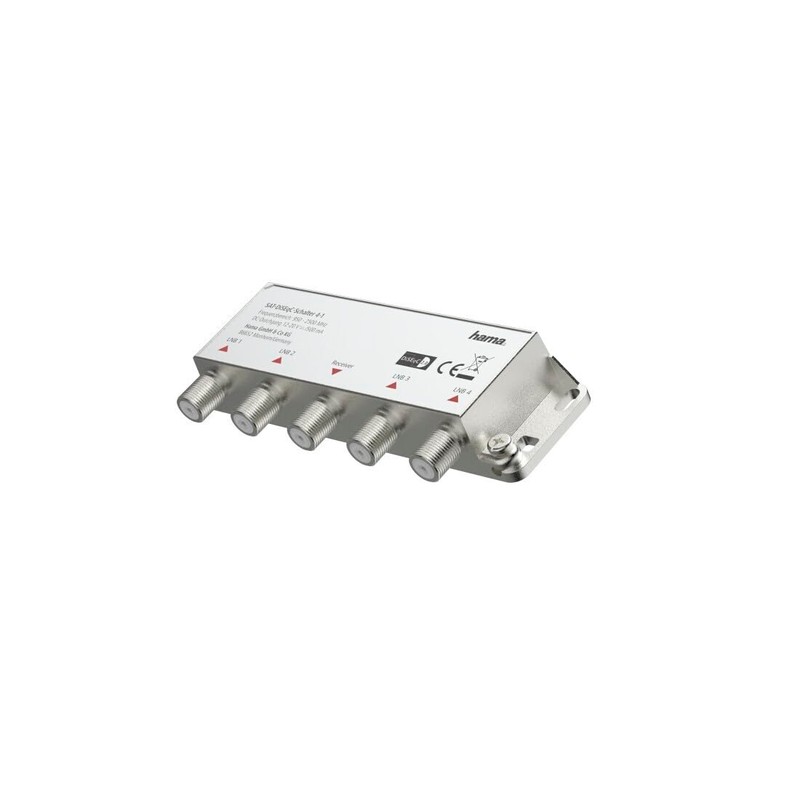 hama Germany | SAT-DiSEqC Switch 4-1 Satellite Antenna Switcher