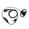 HYSHIKRA D-shape earphone headset - 2 pin jack - PTT