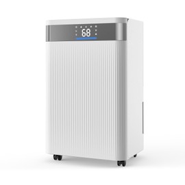 VEVOR 35 Pints Dehumidifier for Home & Basement, 2500 Sq.Ft Coverage, Drain Hose for Commercial & Industrial Use, Smart Humidity Control, Low Noise for Large Rooms, Warehouses, Bedrooms & Storage