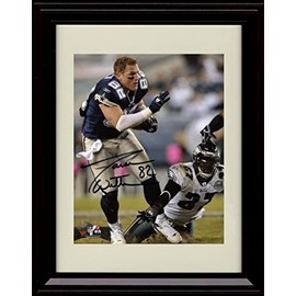 Jason Witten - Dallas Football Autograph Promo Print - Helmet - Framed 8x10