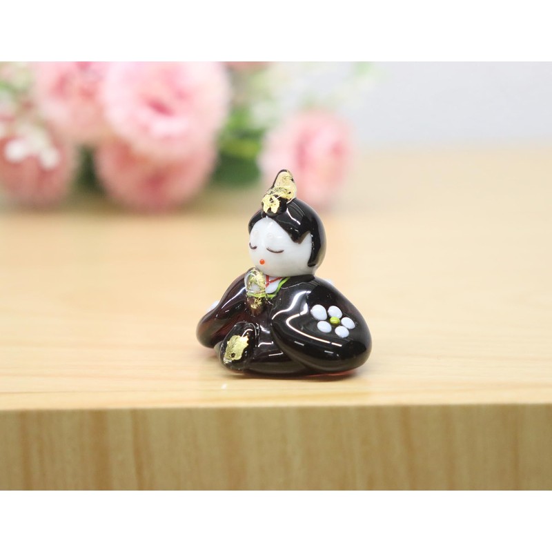 Glass Square, Cute Glass Hina Dolls, Imperior, Large