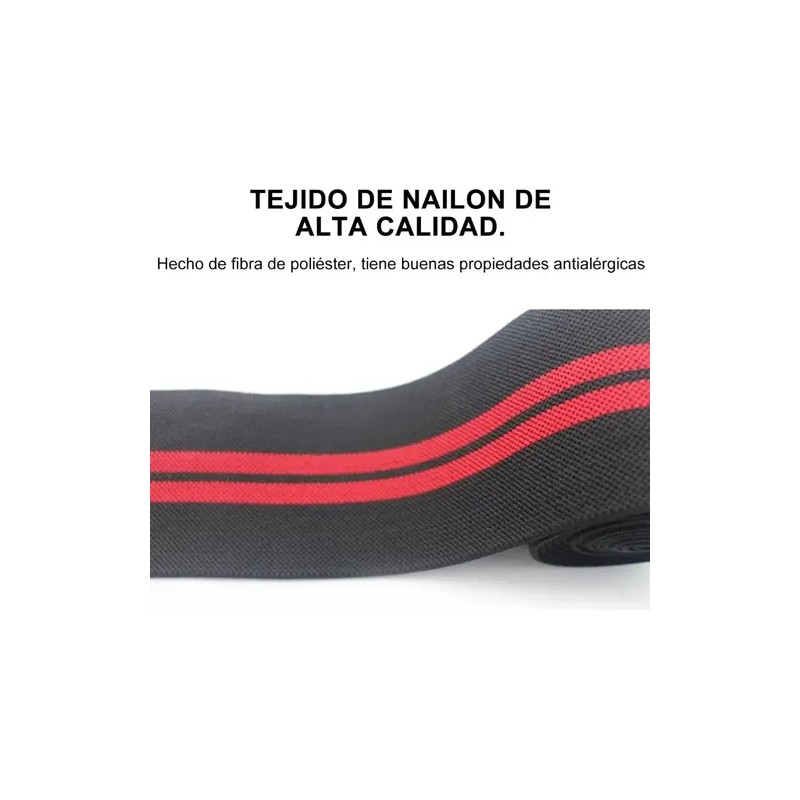 1 Par Vendas Para Rodilla Knee Wraps Elastica Rodilleras Gym