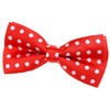 Retreez Men Classic Polka Dots Woven Microfiber Pre-tied Bow Tie