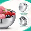 Funnymoom 8 Pack 24 oz Stainless Steel Bowls Double Walled