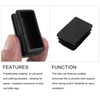 METALLIXITY Rectangle End Caps (30 x 20mm) 24Pcs, Plastic Rectangle