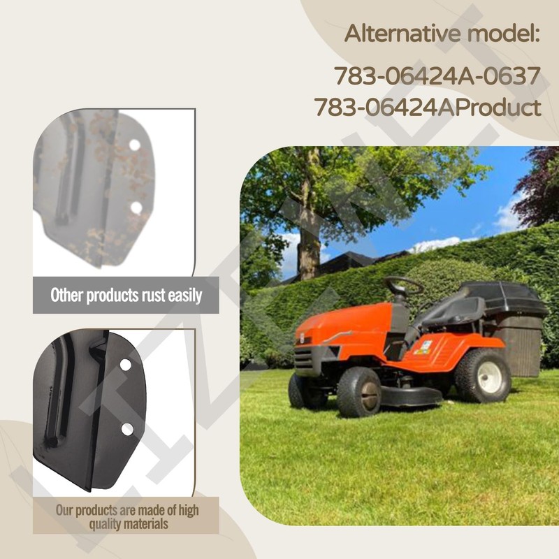 2 Pack 783-06424A-0637 Black Deck Belt Cover/Deck Spindle Pulley Belt
