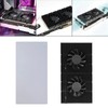 IPOTCH GPU Backplate Radiator Heatsink Memory Cooling Fan RTX30903080 Adjustable