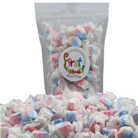 Variety Gourmet Saltwater Taffy (American Patriotic Red White Blue, 2 Pound)