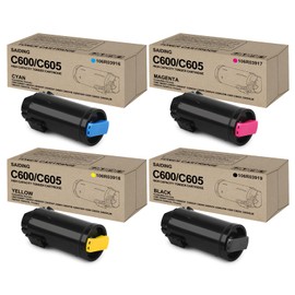 C600 Toner Cartridge Compatible with Xerox VersaLink C605 Toner