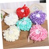 jojofuny Elegant Heart Shape Ring Pillow Wedding Holder Reusable for