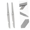 VICASKY 6pcs Stainless Steel Foldable Nail Files for Compact Nail