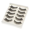 FOMIYES 15pairs Individual Eyelashes Long Thick Fake Lashes Natural Look