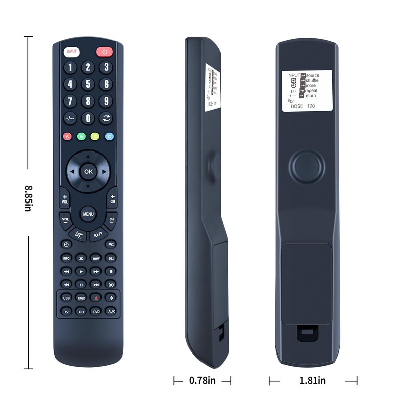 ZWP RC-X35L Replacement Remote Control fit for Bose Lifestyle V35