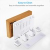 Mspan Toothbrush Razor Holder for Shower: Wall Mounted Tooth Brush