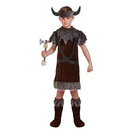 HENBRANDT Children’s Viking Boy Dragon Tamer Fancy Dress Costume with Horned Headpiece Boys Viking Outfit for Kids (Age 10-12)