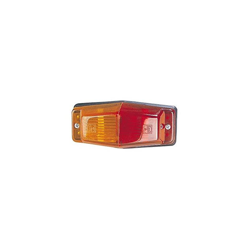Narva Hexagonal Side Marker Lamp, Red/Amber