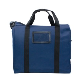 Cardinal bag supplies Briefcase Locking Document Bag, Large Capacity, Water Repellent, Professional Business, Work, Office, Travel Bag, Standard Lock, 17 x 14 x 5 inches (Navy Blue)