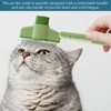 2Pcs Pet Depilatory Comb, Flea Comb with Release Button, for