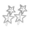Beavorty Glamorous Star Bang Clips for Girls Styling Hair Clips