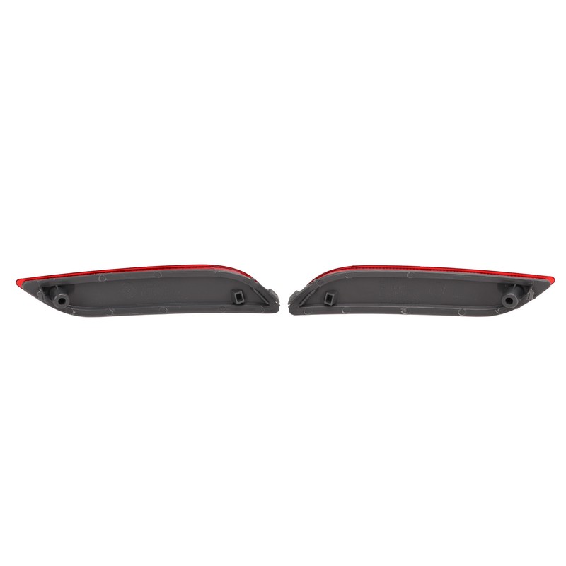 2 Pcs Rear Bumper Reflector Left Right TO1185110 Red Tail