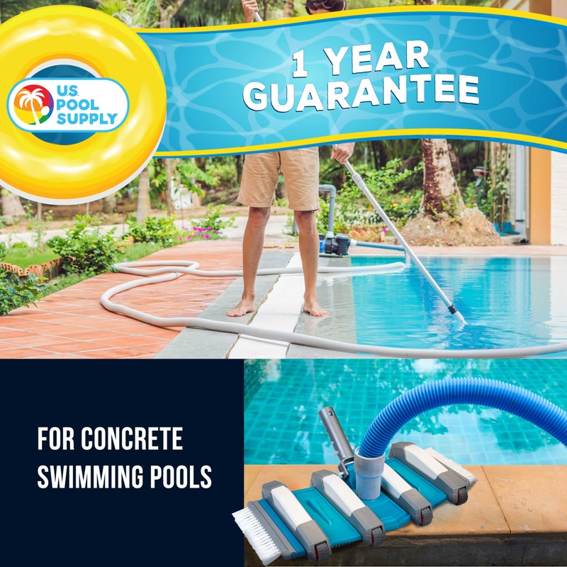 U.S. Pool Supply 17.5" Heavy Duty Weighted Flexible Concrete Swimming