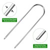 TiTifield TiTifield U Shape Garden Stakes 50 Packs 4 Inch
