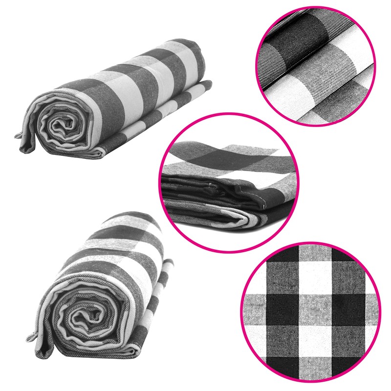 JOYIN 14 × 108” Christmas Table Runner, Buffalo Check Collection