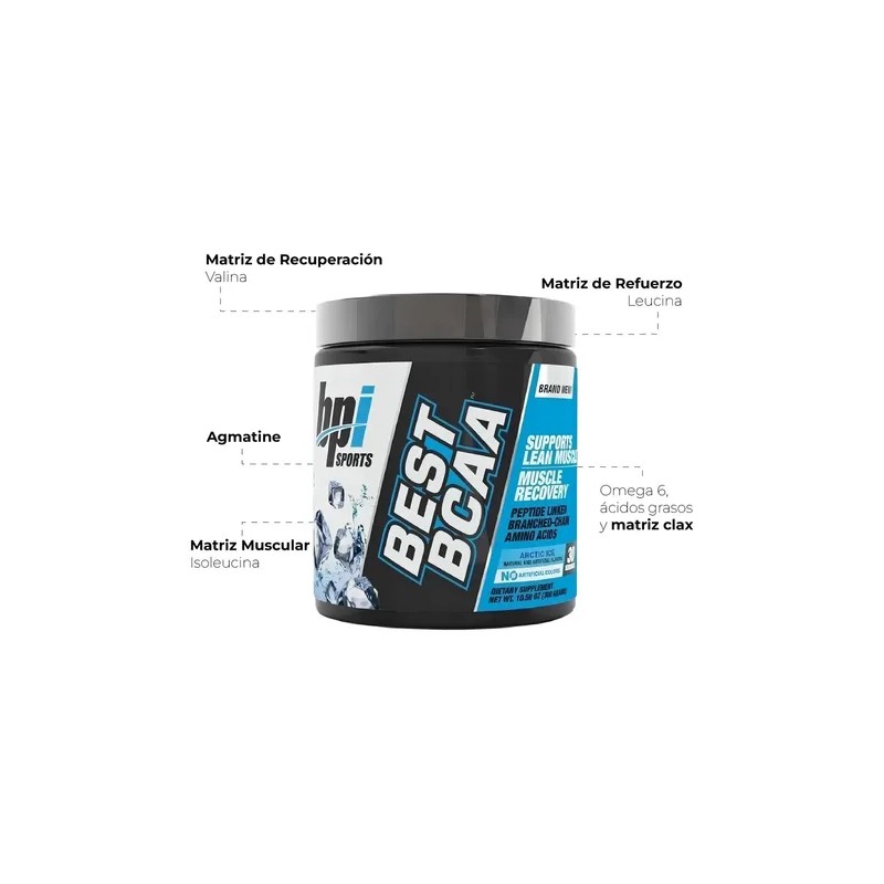 Aminoacido Best Bcaa 30 Servicios Bpi Los Sabores Sabor Sandía