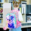 gxtvo 3PCS Koala Backpack for Girls, 16" Kids Bookbag with