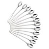 PXRLMYF 12Pcs Latte Spoon Stainless Steel Long Handle Coffee Spoons