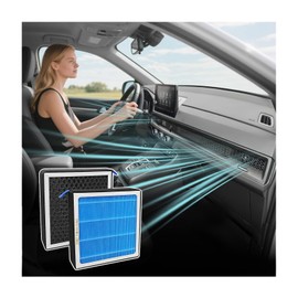 MASHA HEPA Cabin Air Filter for Honda 2023-2024 Accord HR-V CR-V Civic Clarity CR-Z FIT Insight Odyssey,with Activated Carbon Replacement Air Filters