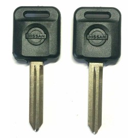 N104 2 Ignition Key Blanks for Nissan Titan and Frontier. Transponder chip key ID 46