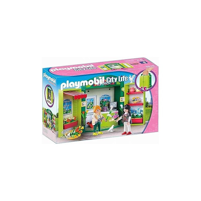 PLAYMOBIL City Life 5639 Mitnehm-Blumenladen, Ab 4 Jahren, Multicolor