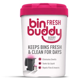 Bin Buddy Fresh Berry Blast, 450g, Bin Freshener Deodoriser Powder, Leaves Your Bin Smelling Great, Suitable for Indoor and Outdoor Bins