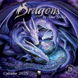 Dragons by Anne Stokes - Drachen von Anne Stokes 2025: Original Flame Tree Publishing-Kalender [Kalender] (Wall-Kalender)