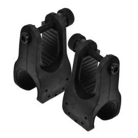 SAFIGLE 2Pcs Lightweight Crutch Holder for Wheelchairs Cane Mount Stand Durable Cane Bracket for Mobility Scooters and Rollators Fits Wheelchairs Practical Accessory