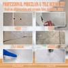 Porcelain Repair Kit White, High-Gloss Chipped Sink & Tile Repair