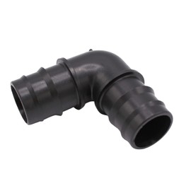 PP Angle 90° with Hose Nozzle Connection I 32 mm I 1 Inch I Hose Adapter I 2-Way Hose Connector I PP Fitting with Nozzle for Pool and Garden I bm202