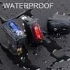 DMWD 3Pcs Waterproof 110V 120V AC Rocker Switch with Red