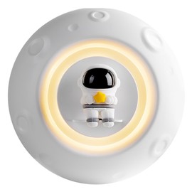 Essential Oil Diffuser Aromatherapy Diffuser with Humidification Timing Scent Diffuser with Astronaut Shaped Night Light White