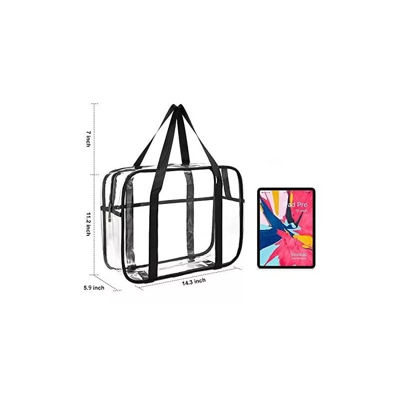 ONEGenug Neceser Transparente Onegenug, Bolsa De Cosméticos Gruesa Y