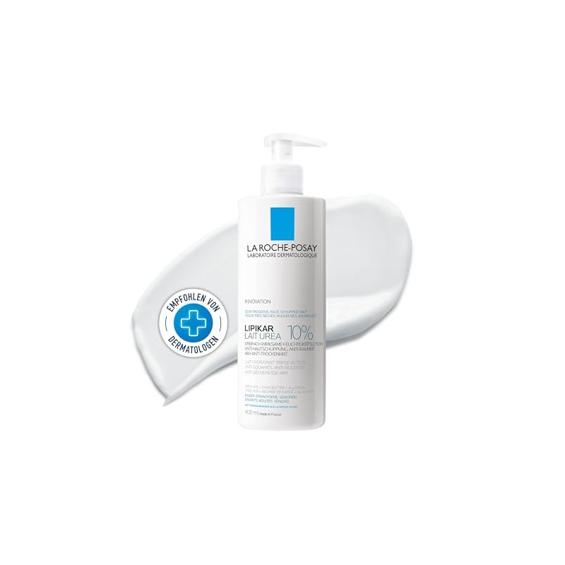 La Roche-Posay Loción Lipikar Urea 10% Hidrata y repone los